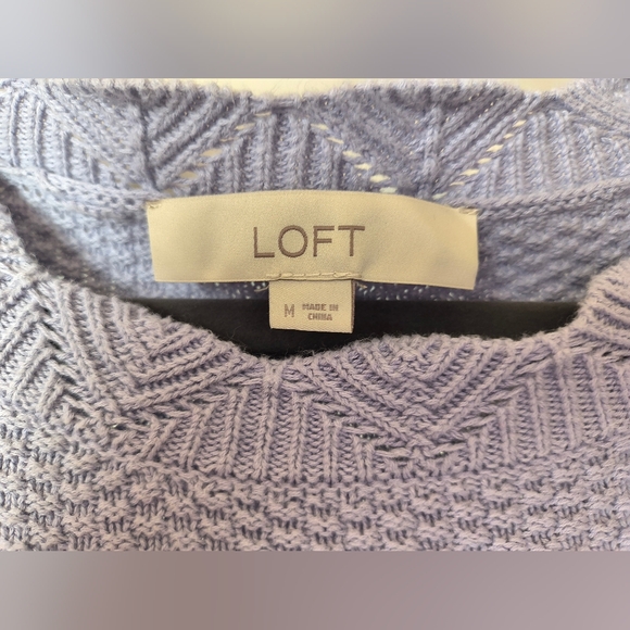 Ann Taylor Loft Women's Lavender Long Sweater Size Medium - Picture 8 of 14
